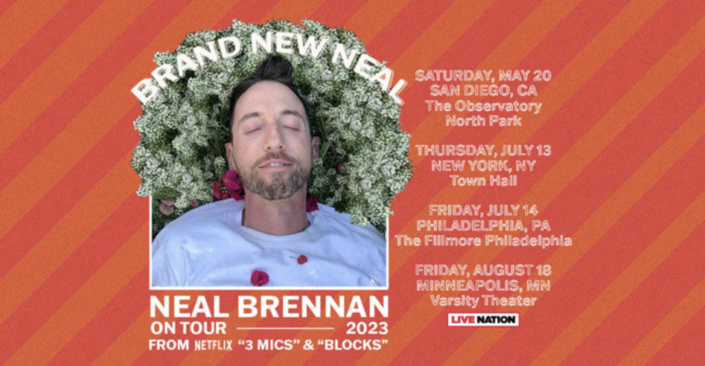 Neal Brennan Announces ‘Brand New Neal’ U.S. Tour stop in NYC July 13