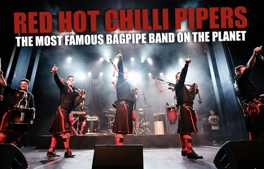 The Red Hot Chilli Pipers Play NY's Patchogue Theatre March 3