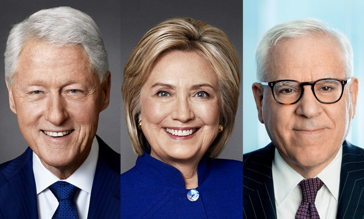 President Bill Clinton and Secretary Hillary Rodham Clinton in Conversation with David Rubenstein at NYC's 92Y May 4
