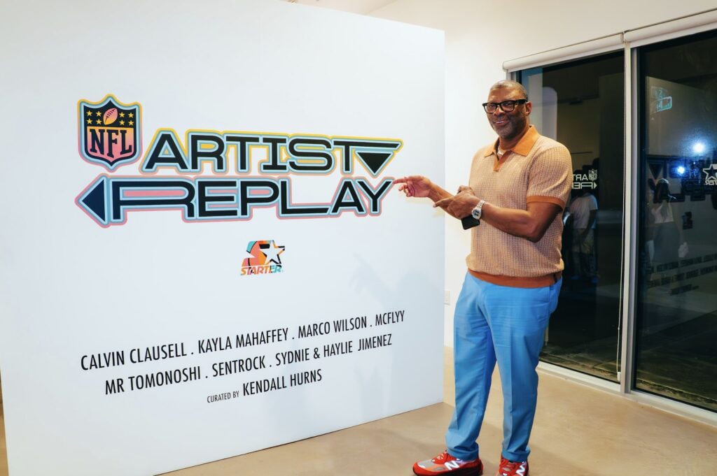 Explore NFL Artist Replay, an art-meets-sport event with the Starter x Alex Yanes collection, panels, and community programming.
