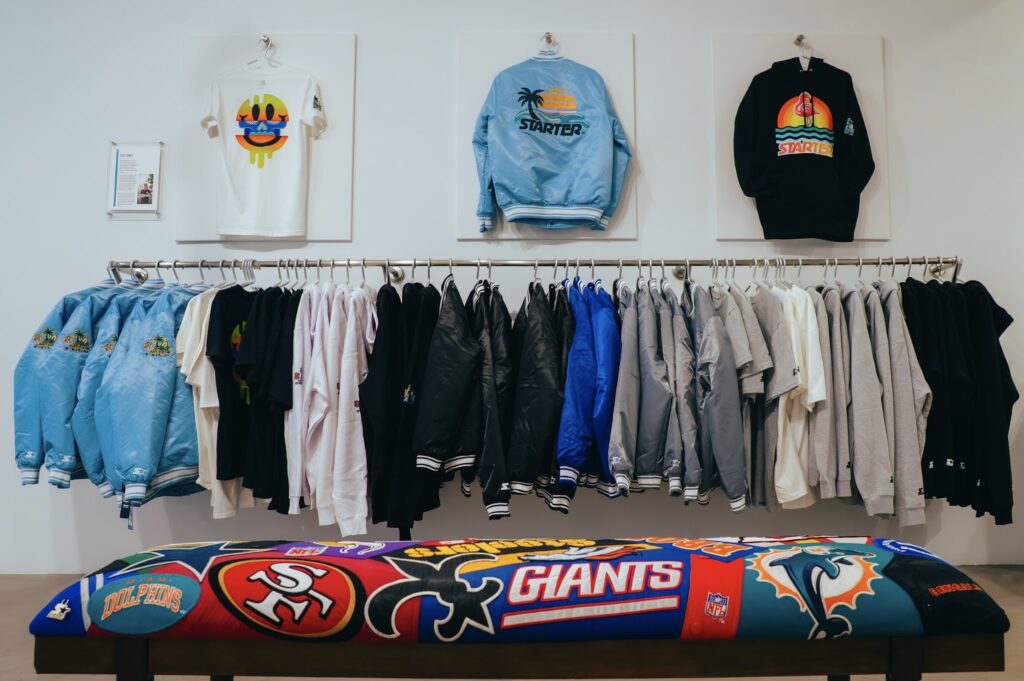 Explore NFL Artist Replay, an art-meets-sport event with the Starter x Alex Yanes collection, panels, and community programming.